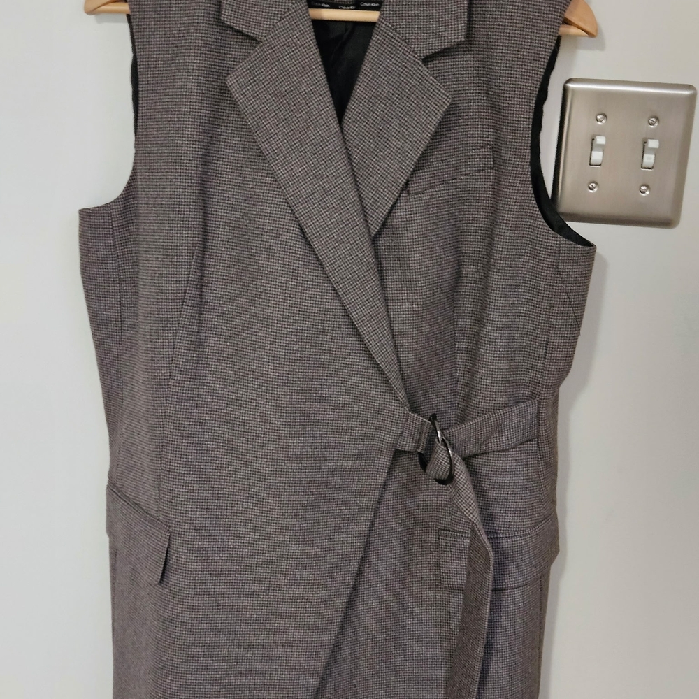 Calvin KleinSleeveless Double Breasted Vest
